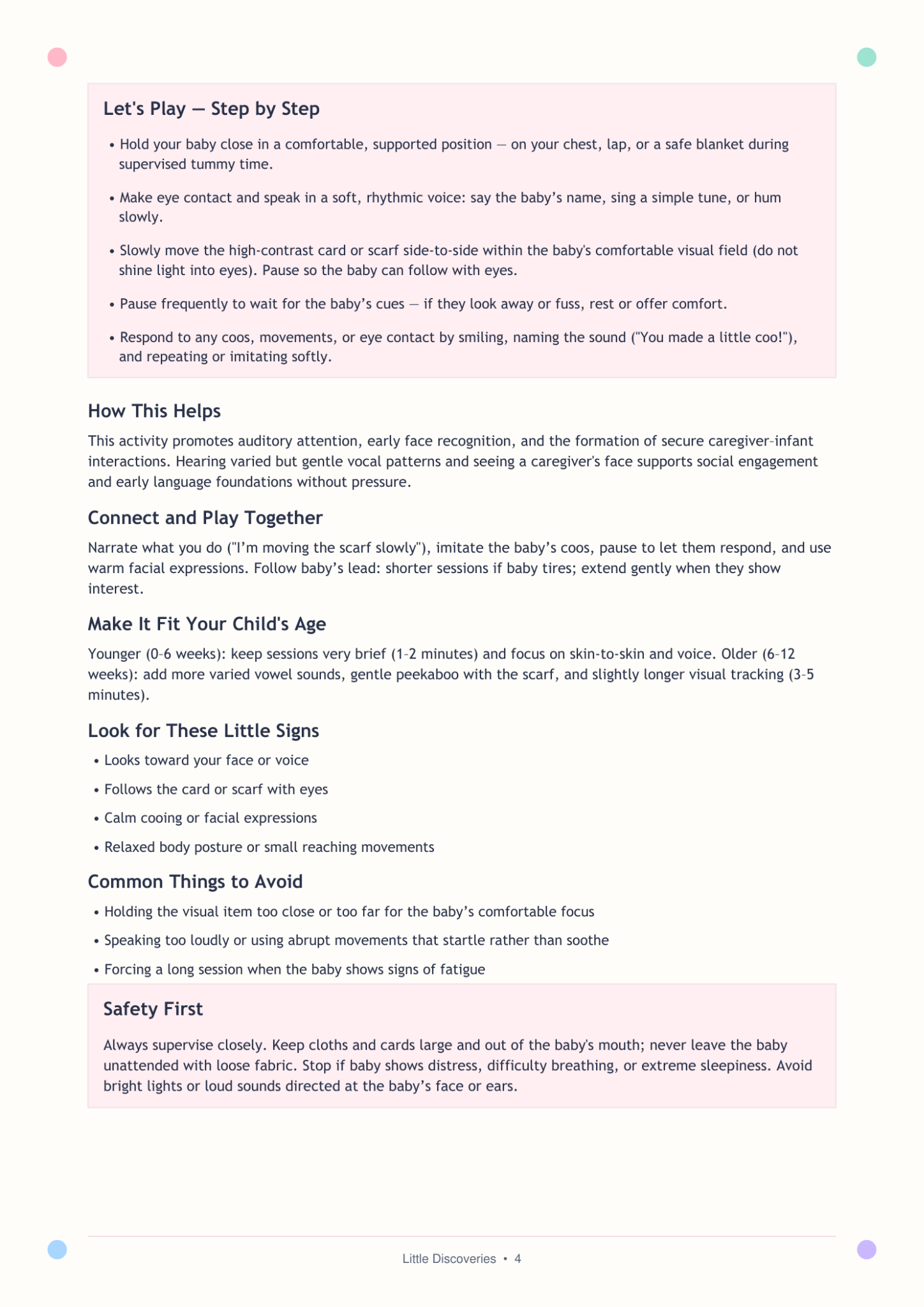 Inside the book: step-by-step instructions, play tips, and safety guidance
